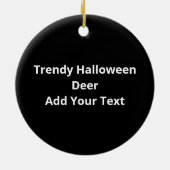 Décoration En Céramique Oh Deer Trendy Halloween Style Ornament (Dos)