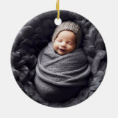 Décoration En Céramique Oh mon bébé photo-gardien Noël (Dos)