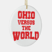 DÉCORATION EN CÉRAMIQUE OHIO CONTRE LE MONDE (Droite)
