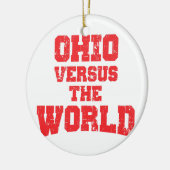 DÉCORATION EN CÉRAMIQUE OHIO CONTRE LE MONDE (Gauche)