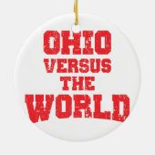 DÉCORATION EN CÉRAMIQUE OHIO CONTRE LE MONDE (Dos)