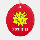 Décoration En Céramique Ohm Mighty Electrician (Gauche)