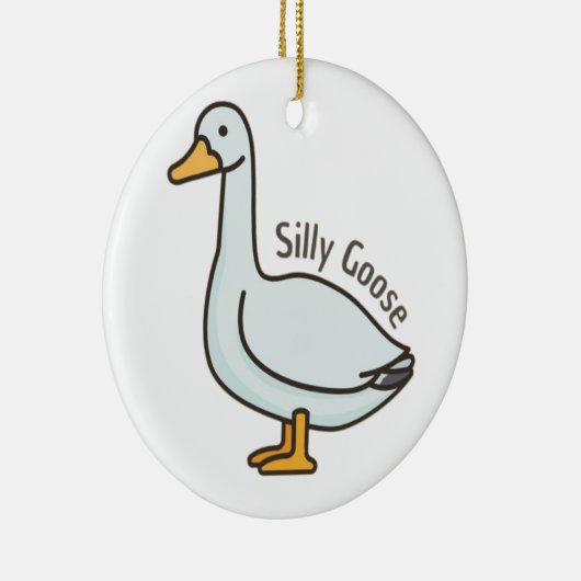 Décoration En Céramique Oie sotte (Droite)