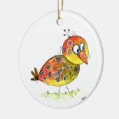 Décoration En Céramique Oiseau jaune mignon (Gauche)