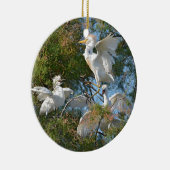 Décoration En Céramique Oiseaux de bétail dans l'arbre (Droite)