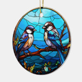 Décoration En Céramique Oiseaux de verre (Gauche)