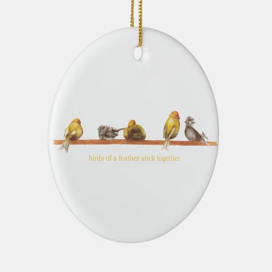 Décoration En Céramique Oiseaux d'une plume (Droite)