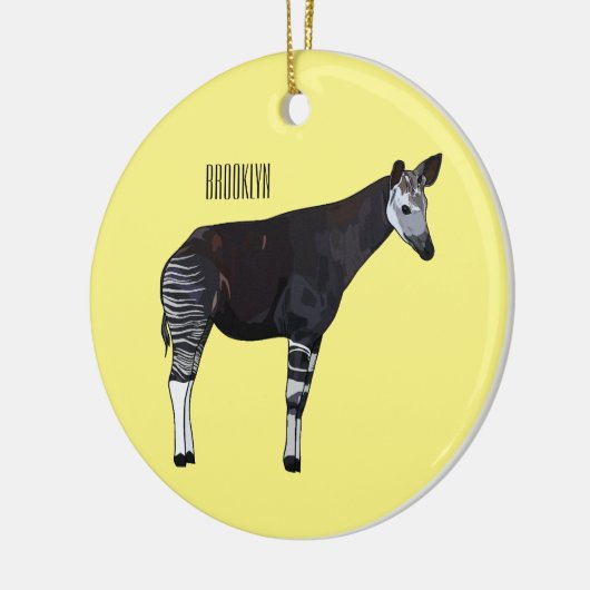 Décoration En Céramique Okapi (Gauche)