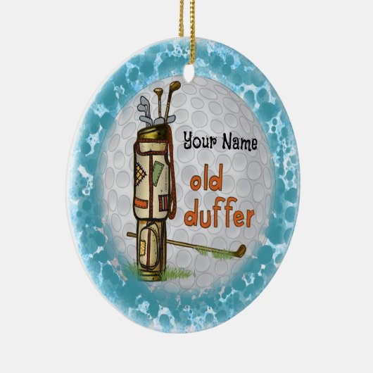 Décoration En Céramique Old Duffer Golf (Droite)