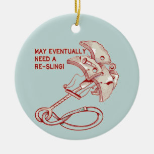 Décoration En Céramique Old Rock escalade cam drôle