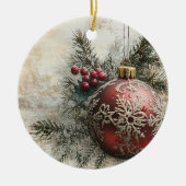 Décoration En Céramique Old Victorian Rustic Family Personalized (Devant)