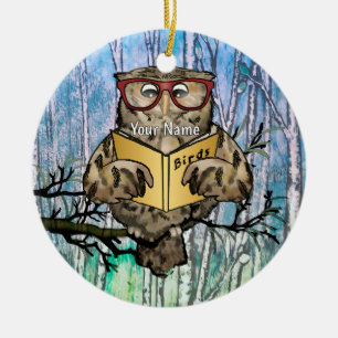 Décoration En Céramique Oliver Owl lit