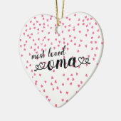 Décoration En Céramique Oma la plus aimée (Gauche)