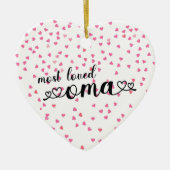 Décoration En Céramique Oma le plus aimé (Devant)