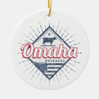 Omaha City Nebraska États-Unis Vintage USA