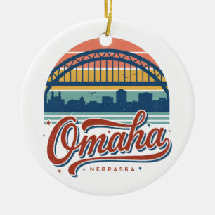 Décoration En Céramique Omaha Nebraska Pont Bob Kerrey