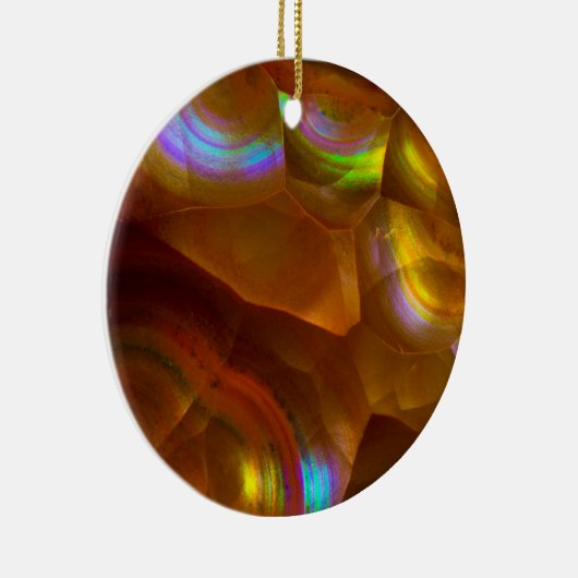 Décoration En Céramique Opéra d'incendie orange d'Iridescente (Droite)