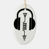 Décoration En Céramique Opérateur radio de jambon (Droite)