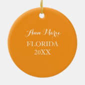 Décoration En Céramique Oranges de Floride (Dos)