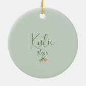 Décoration En Céramique Orca Noël (Dos)