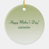 Décoration En Céramique Orchidée violette (Dos)