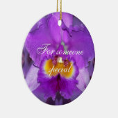 Décoration En Céramique Orchidées pourpres (Droite)