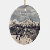 Décoration En Céramique Ordre de White Christma (Droite)