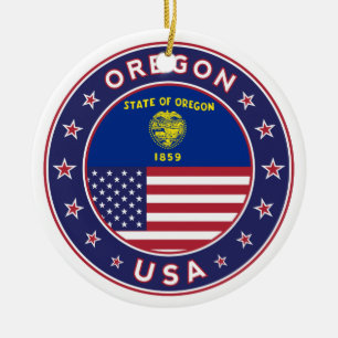 Décoration En Céramique Oregon, Oregon autocollant, étui téléphonique, sac