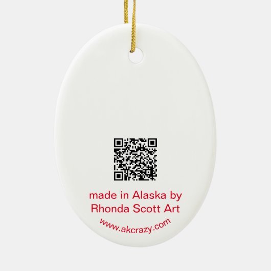 Décoration En Céramique Organisation de métamorphose Saumon de l'Alaska (Dos)