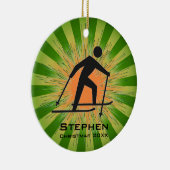 Décoration En Céramique Organisation de skieurs de fond (Droite)