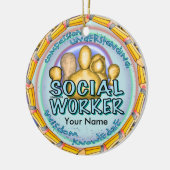 Décoration En Céramique Organisation de travail social (Gauche)