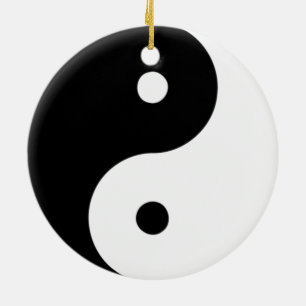 Décoration En Céramique Organisation Yin Yang (double face)