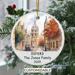 Décoration En Céramique Ornament Oxford personnalisé, Angleterre