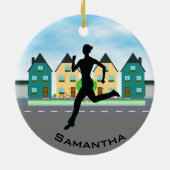 Décoration En Céramique Ornament Runner Jogger (Dos)