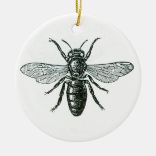 Décoration En Céramique Ornement...Abeille Vintage