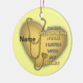 Décoration En Céramique Orthopedic nurse Yellow Heart (Gauche)