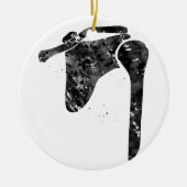 Décoration En Céramique Os à épaules (Devant)