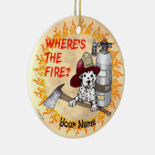 Décoration En Céramique Où est le pompier (Droite)