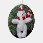 Décoration En Céramique Ours blanc en peluche (Droite)