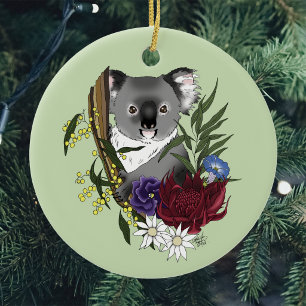 Décoration En Céramique Ours Koala