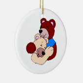 Décoration En Céramique Ours Mignons (Droite)