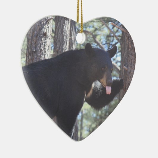 Décoration En Céramique Ours noir (Droite)