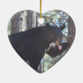 Décoration En Céramique Ours noir (Dos)