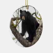 Décoration En Céramique Ours noir Escalade (Droite)