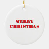 Décoration En Céramique Ours polaire de Noël (Dos)