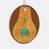 Décoration En Céramique Ours Zuni Turquoise d'Amérique (Droite)