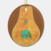 Décoration En Céramique Ours Zuni Turquoise d'Amérique (Gauche)