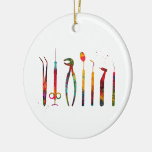 Décoration En Céramique Outils de dentiste