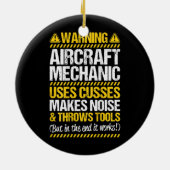 Décoration En Céramique Outils de lancement Mécanique d'aéronef (Dos)