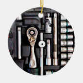 Décoration En Céramique Outils Handyman Boîte à outils (Devant)